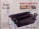Moule à cake Pandiani 3 Pcs 13.9"
