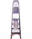 Escabeau Kenz en métal 4 marches 40x71x109cm