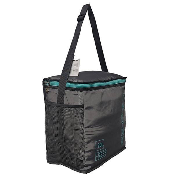 Sac isotherm 20L avec poches latérales Gris