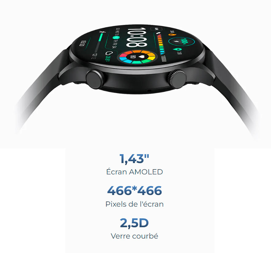 HAYLOU-Solar Plus Smart Watch - Montre connectée