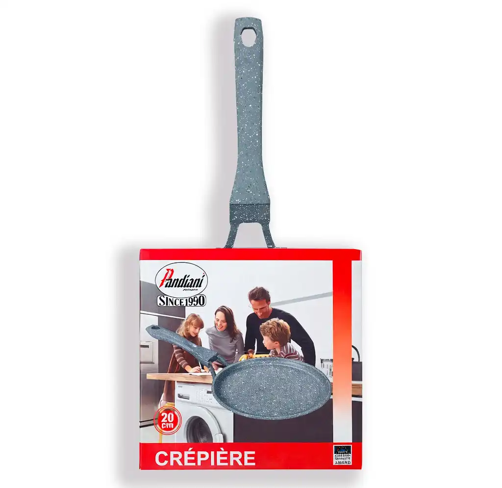 Pandiani Poêle crêpière 20 cm antiadhésive