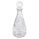 Pandiani Carafe en verre elegante avec couvercle bouteille 1.2L