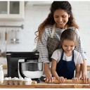 Robot Cuisine Pétrin - Luxus - 5L Inox - 1300W - 8 Vitesses - Faible Bruit