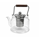 Pandiani Théière en verre - 650ml - Résistante au feu - Filtre en acier inoxydable