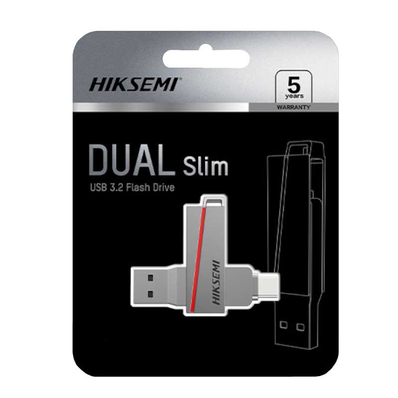 hiksemi Clé USB 64Go double connectique E307C USB 3.2 Type-C (HSM-USB-E307C-64G-U3)
