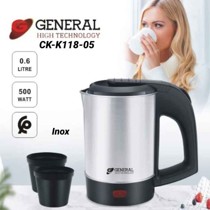 Mini Bouilloire Électrique General CX-K118-05 Inox 0.6L