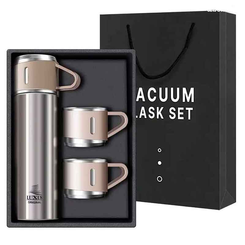 Thermos Bouteille Luxus TL500I | Gourde Isotherme 3 Tasses 500ml Inox | Maroc