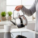Grande bouilloire traditionnelle Pandiani 3.5 litres en acier inoxydable - Bazarcom Maroc