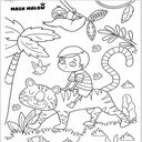 coffret-cadeau-set-coloriage-jungle-post-gift-box-mash-malow-busquets-bazarcom-maroc