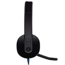 Casque USB Logitech H540 noir avec microphone antibruit