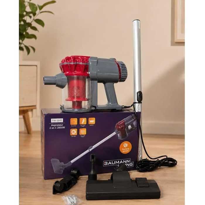 Aspirateur filaire Baumann Living 2000W avec filtre HEPA