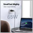 Chargeur mural UGREEN Nexode 65W GaN 3 ports USB-C / USB-A