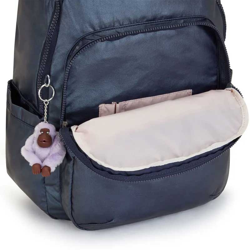 Sac à dos Kipling Seoul Admiral Blue Metallic pour PC 15"