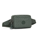 Sac bandoulière Kipling Abanu Multi Sign Green Embosse convertible en banane