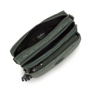 Sac bandoulière Kipling Abanu Multi Sign Green Embosse convertible en banane