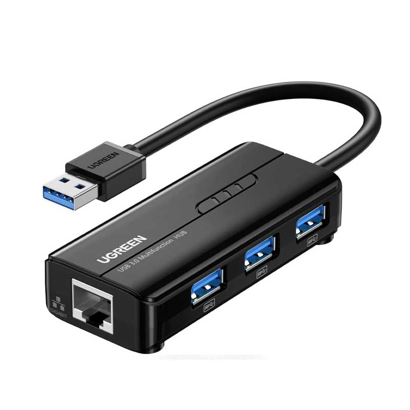 HUB USB 3.0 à 3 USB 2.0 + RJ45 Ugreen (20265)