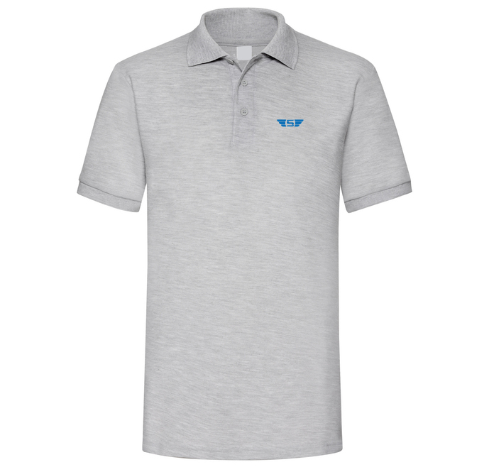 POLO LEGEND unisexe Gris 100% cotton Smartedge Adventures