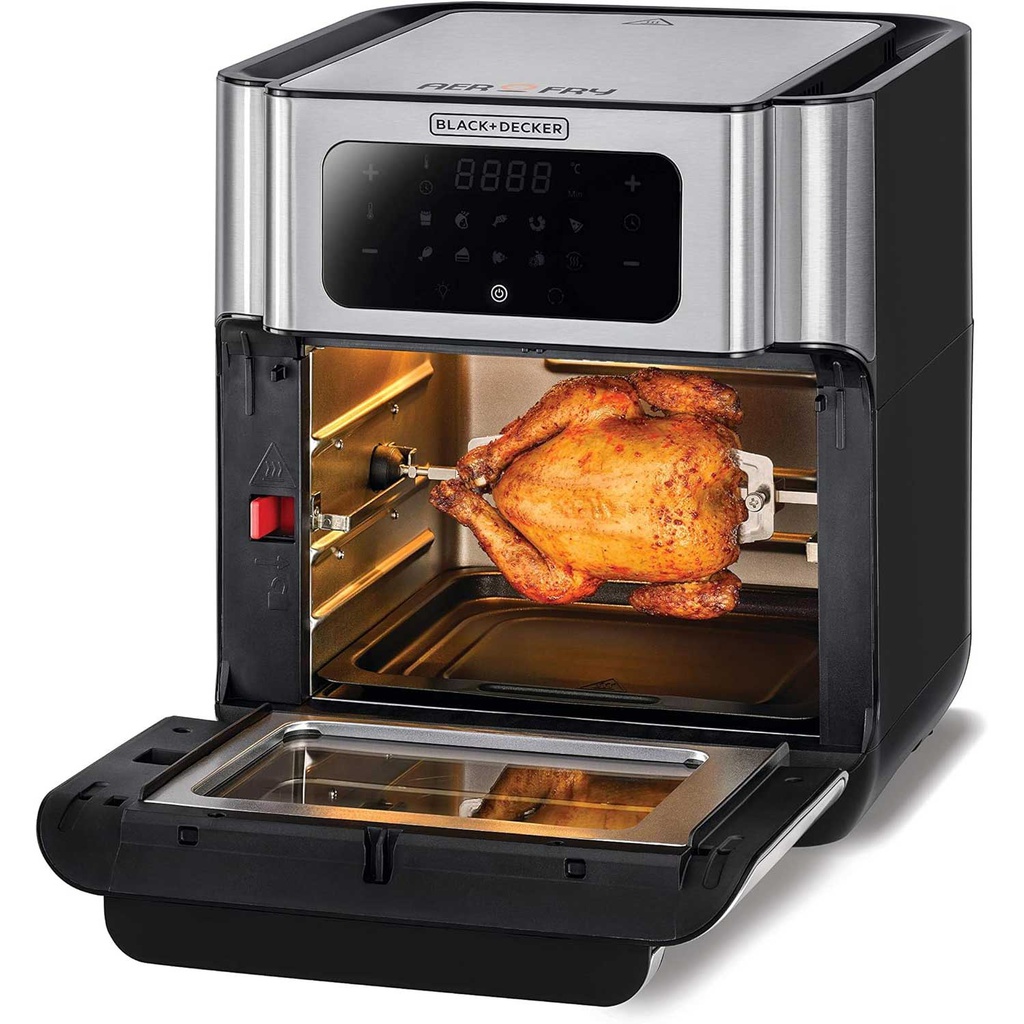 Black+Docker Four AeroFry 12L  Air Fryer Oven (AOF100-B5)