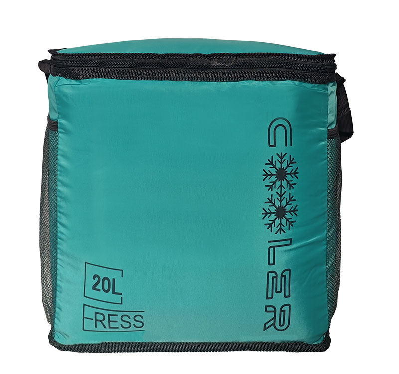 Sac isotherm 20L avec poches latérales vert