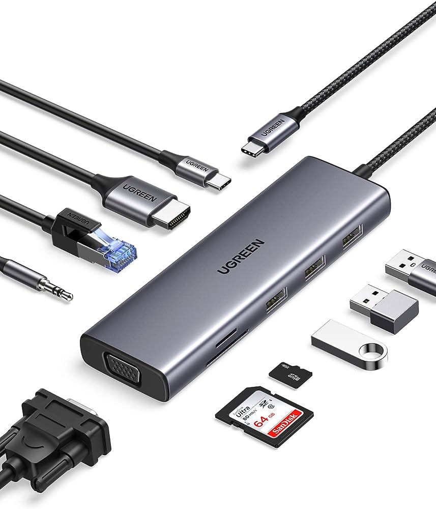Ugreen HUB USB-C 10en1 (15601)