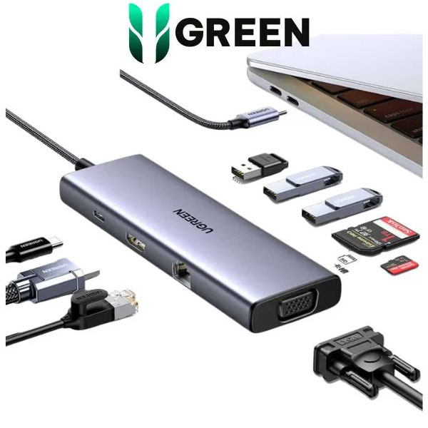 Ugreen HUB USB-C 9en1 (15600)