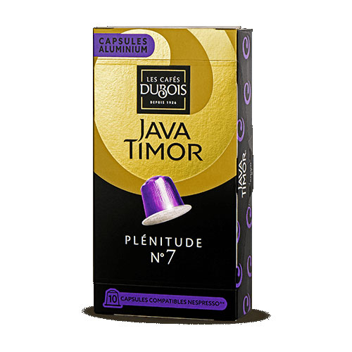 Capsules JAVA TIMOR PLÉNITUDE N°7- Boite de 10