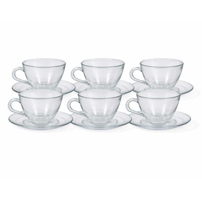 Service de 6 Tasses avec sous tasses café ou thé, Paris TEA