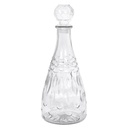 Pandiani Carafe en verre elegante avec couvercle bouteille 1.2L