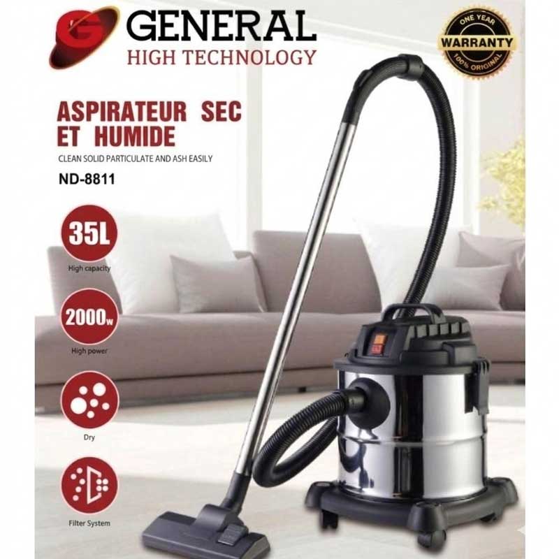 Aspirateur Eau et Poussière General ND-8811G 35L 2000W