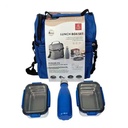 Lunch Box Isotherme Luxus LBT4B en Inox Bleu (Ensemble de 4 Pièces)