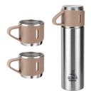 Thermos Bouteille Isotherme Luxus TL500I avec 3 Tasses Inox 500ml