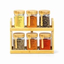 Proposition : Service à Épices Pandiani – 6 Pots avec Support de Rangement Design
