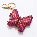 Porte-clés & Charme de Sac DORÉA – Crystal Butterfly Purple Blush