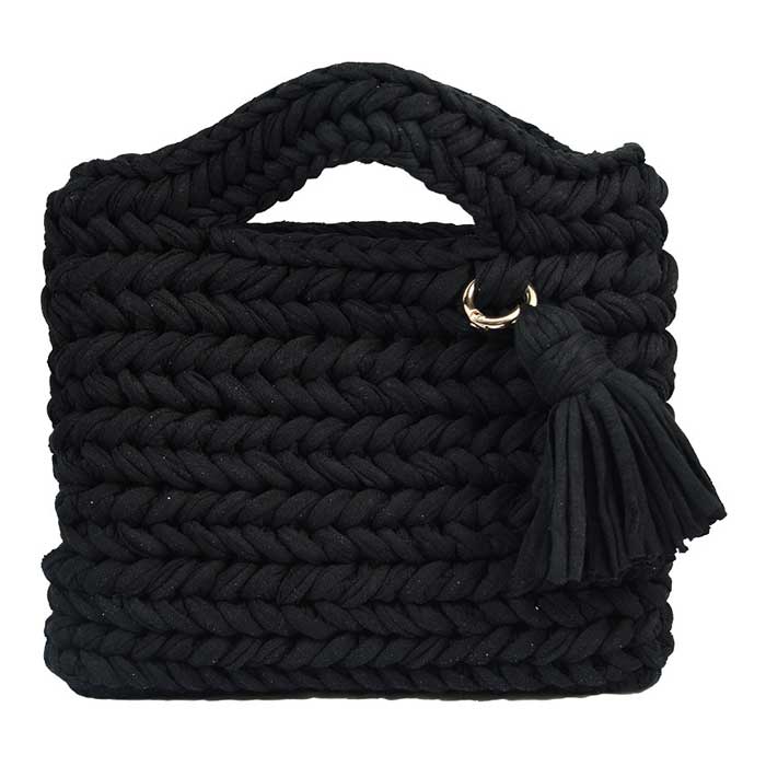 Sac Handys Mini Noir – Petit Sac Artisanal Fait Main