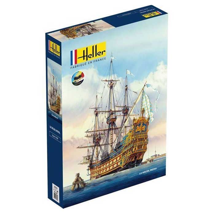 Maquette Bateau Soleil Royal Heller Starter Kit 1:200