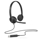 Casque USB Logitech H340 avec microphone anti-parasite – Noir