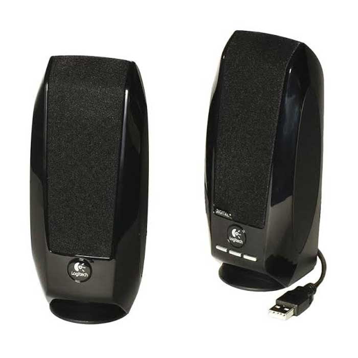 Haut-parleurs stéréo Logitech S150 USB-A – Noir