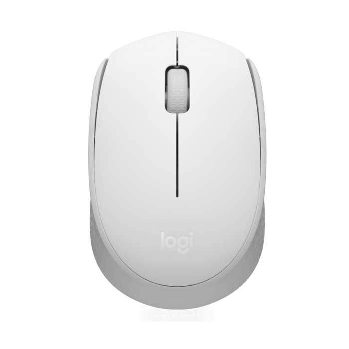Souris sans fil Logitech M171 1000 DPI avec récepteur USB – Blanche