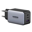 Chargeur mural UGREEN Nexode 65W GaN 3 ports USB-C / USB-A