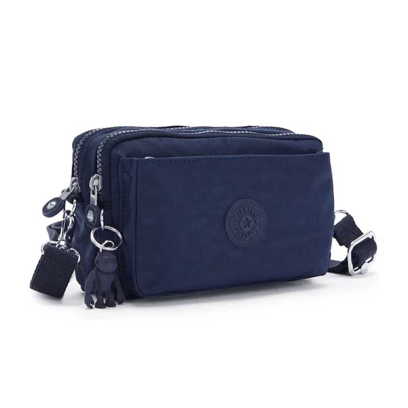 Sac bandoulière Kipling Abanu Multi Blue Bleu 2 convertible en banane