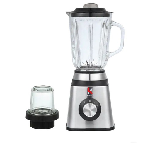 [SF-7428] Kenz Blender Bol En Verre 1.5L+ Moulinette à Épices SF7428