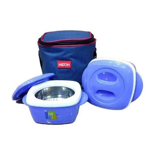 [MILTONBLEU] Pandiani Lunch Box Milton 2 pièces Bleu