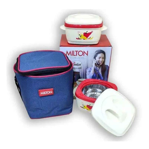 [MILTONBeige] Pandiani Lunch Box Milton 2 pièces Beige