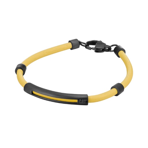 [J007B10171] Bracelet pour homme Caterpillar Jaune et Noir (J007B10171)