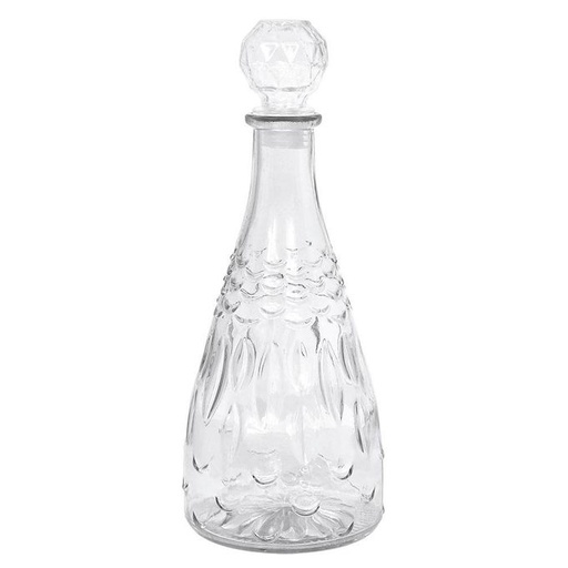 [PT1000R25] Pandiani Carafe en verre elegante avec couvercle bouteille 1.2L