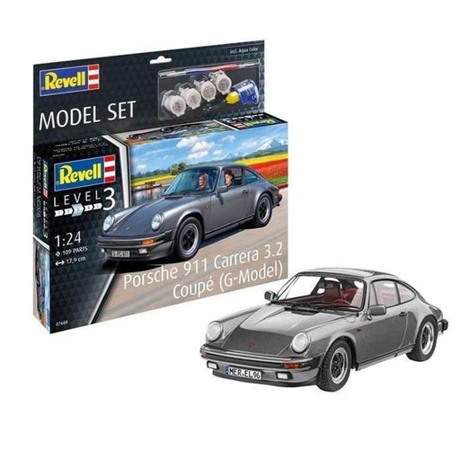 [67688] Maquette Porsche 911 Carrera G Coupé Revell Model Set 1:24