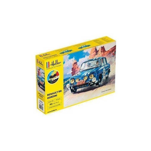 [1000567000] Maquette Voiture Renault 8 Gordini Heller Starter Kit 1:24