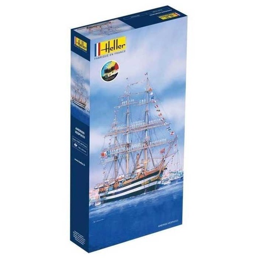 [1000588070] Maquette Bateau Amerigo Vespucci Heller Starter Kit 1:500