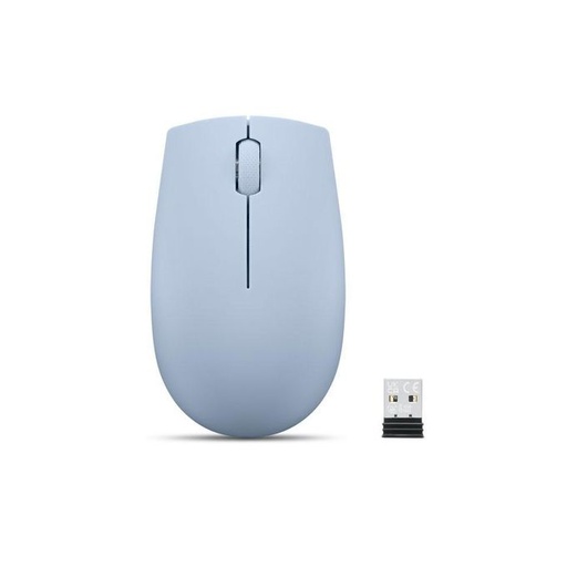 [GY51L15679] Souris sans fil Lenovo 300 Compact 1000 DPI – Bleu Givre