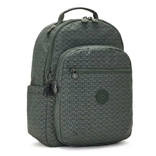 [KPKI4034F6C1] Sac à dos Kipling Seoul Sign Green Embosse 27 L pour PC 15"